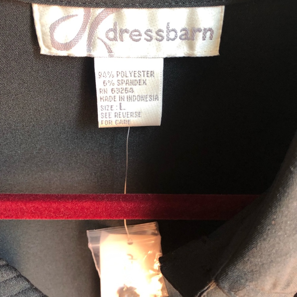 Black Blouse/Light Jacket